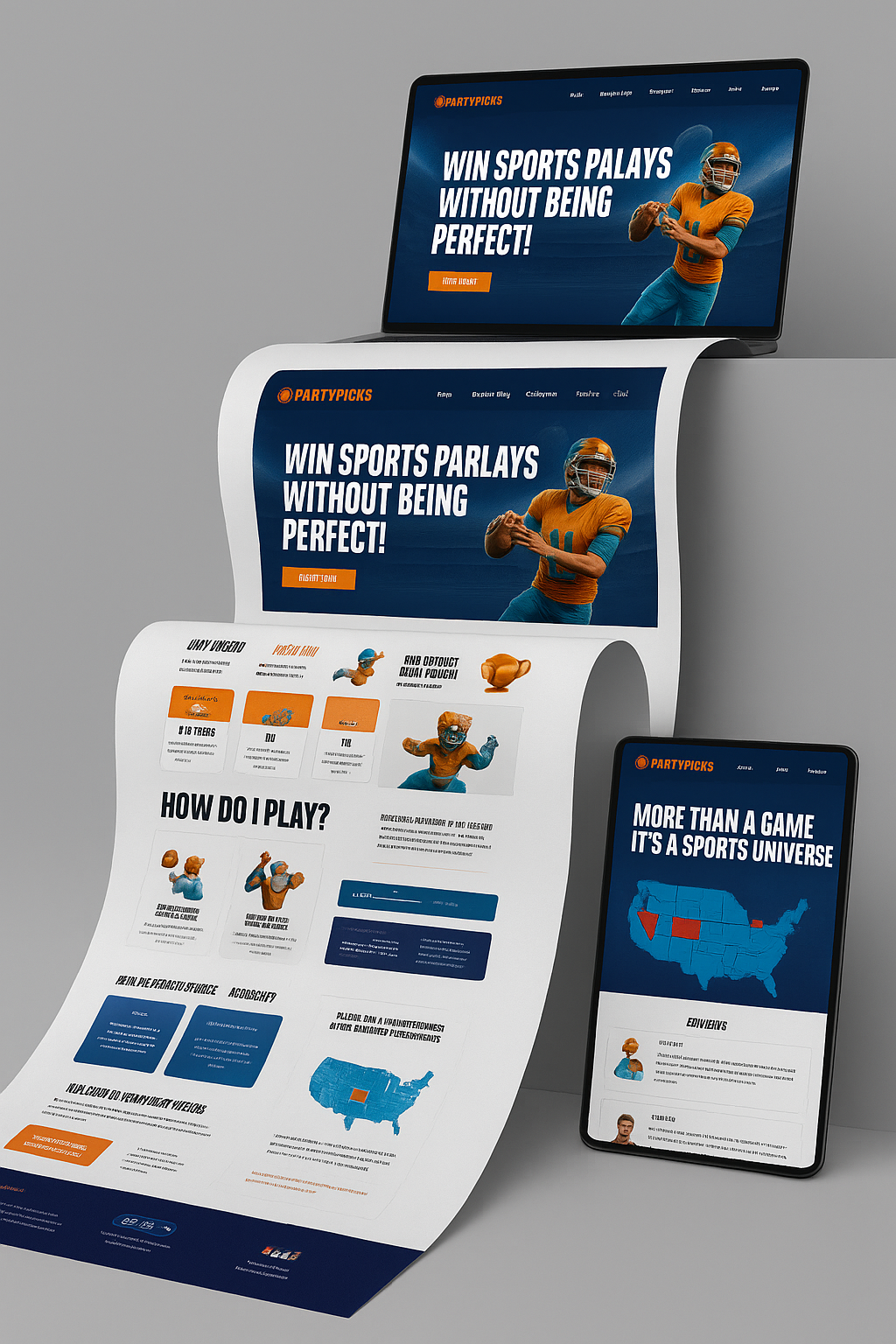 PartyPicks sports parlay platform